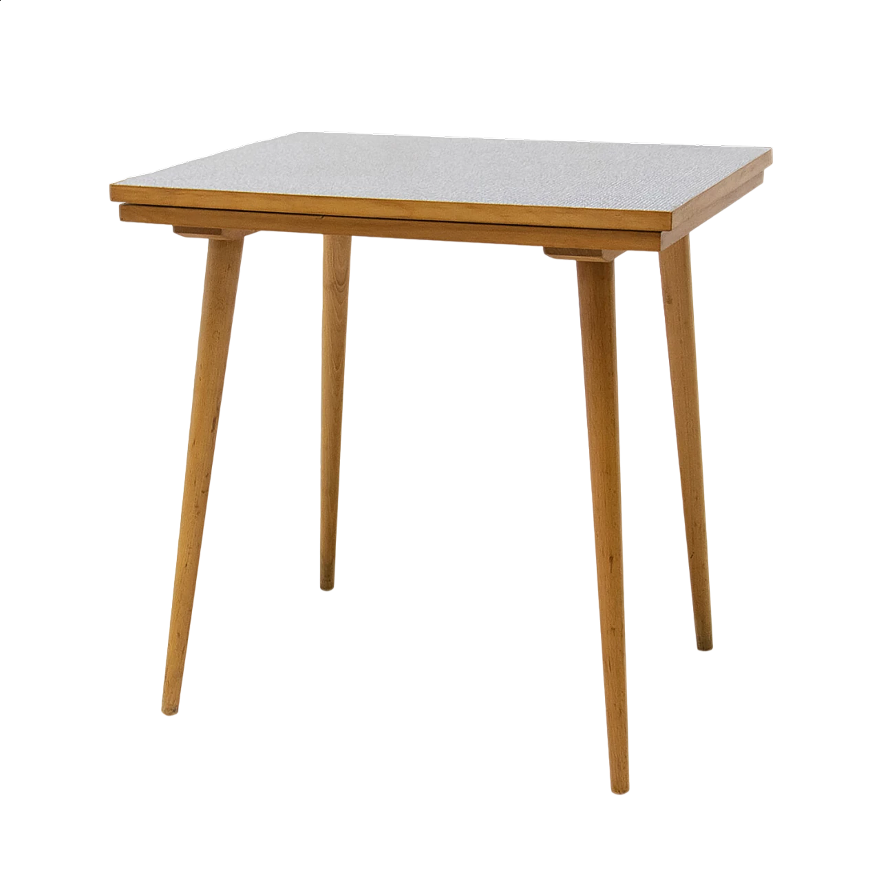 Tavolino in formica e legno di Interiér Praha, anni '60 18