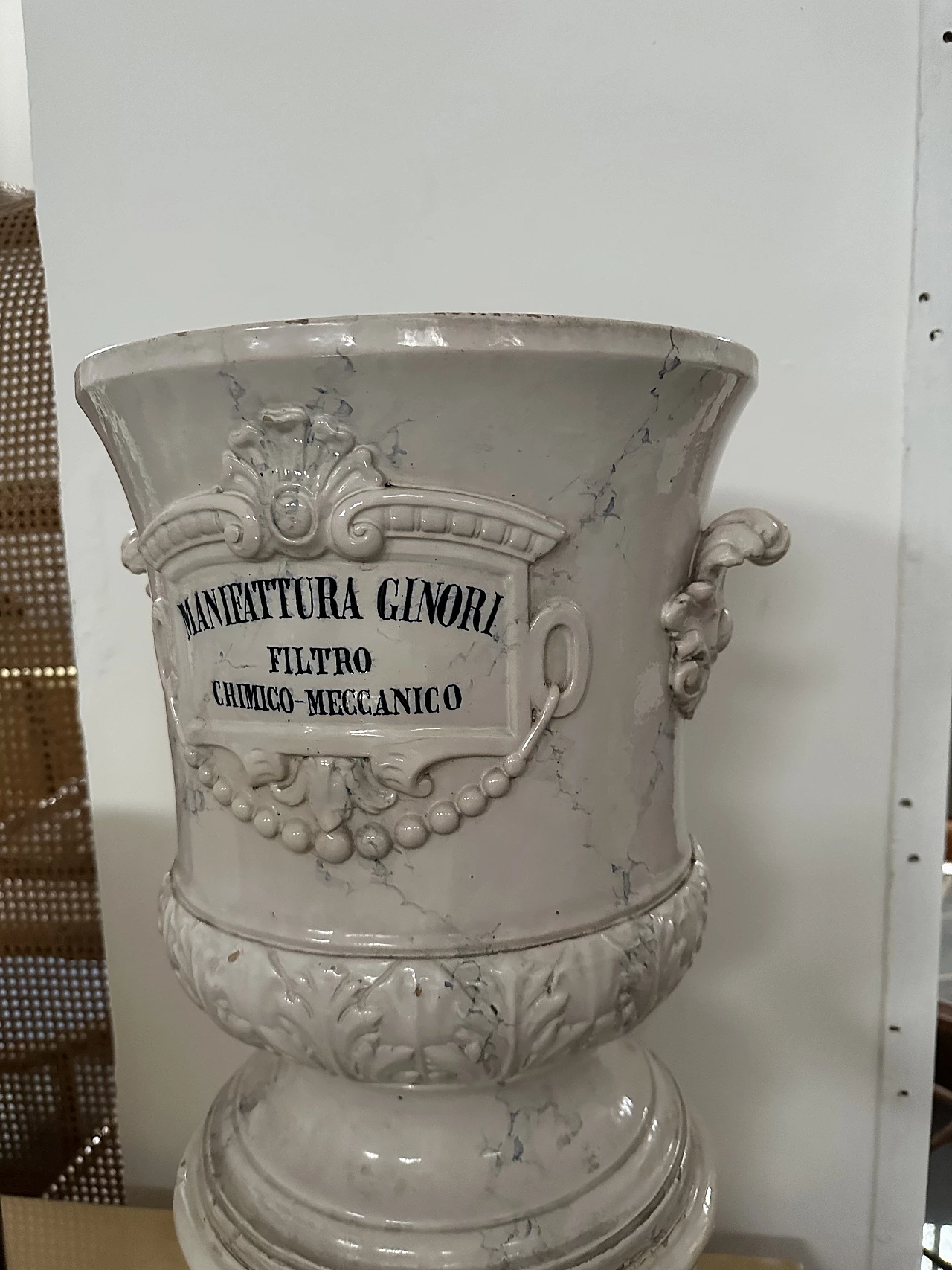 Vaso in terracotta di Gio Ponti per la Manifattura Ginori, anni '60 3