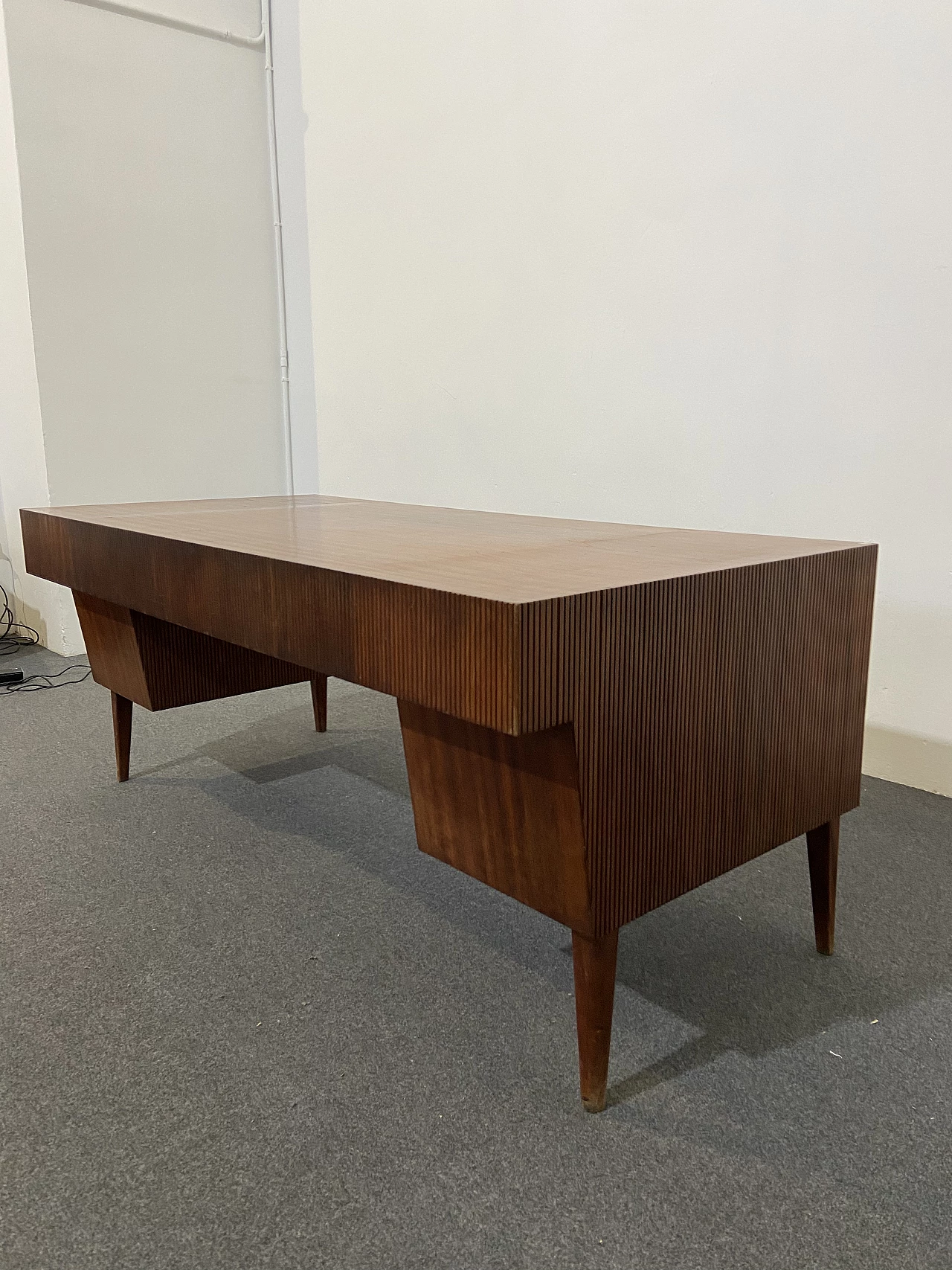Scrivania in mogano di Gio Ponti, anni '50 3