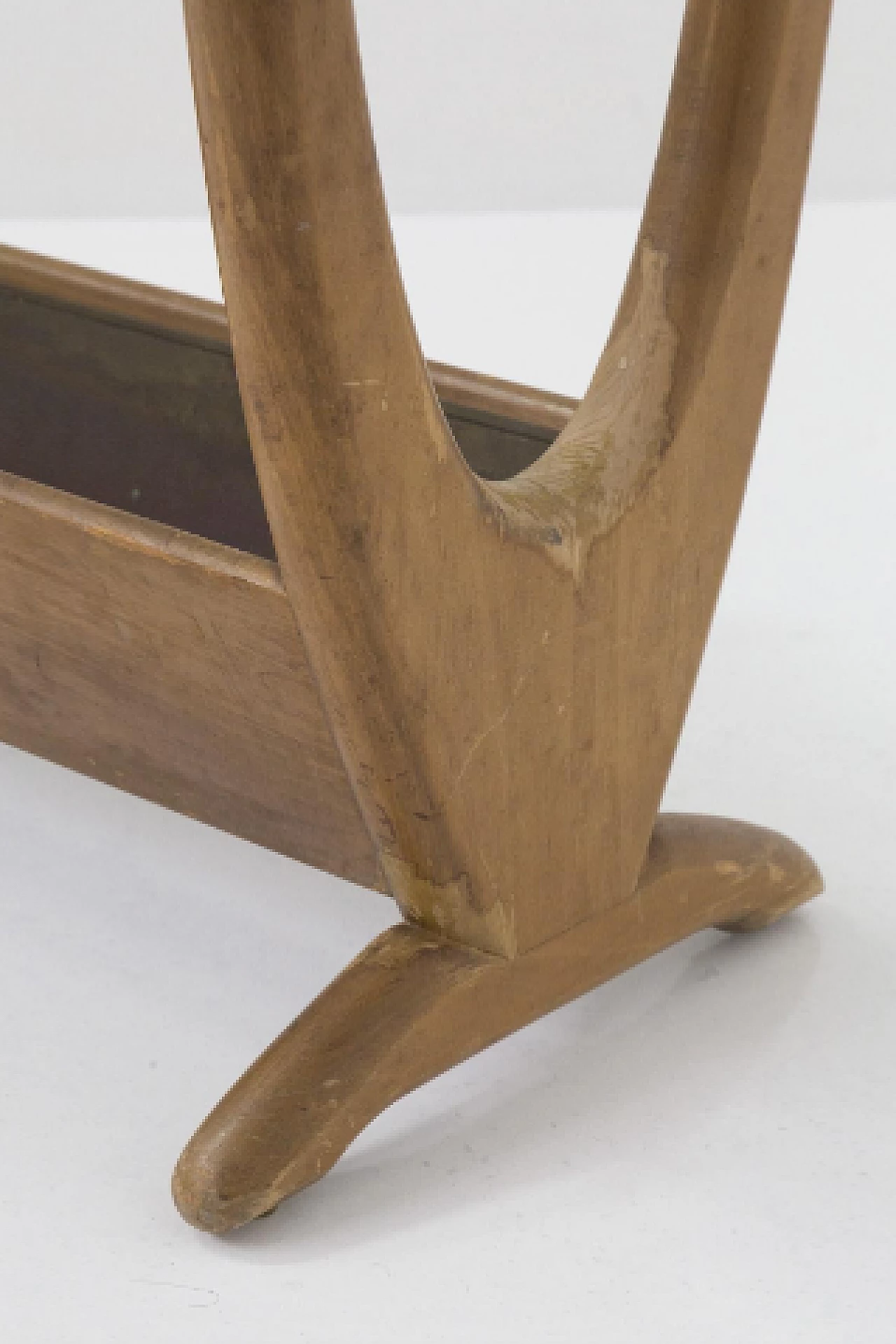 Tavolino in legno e vetro di Adrian Pearsall, anni '60 4