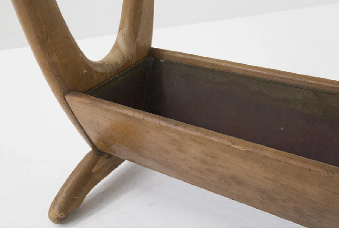 Tavolino in legno e vetro di Adrian Pearsall, anni '60 5