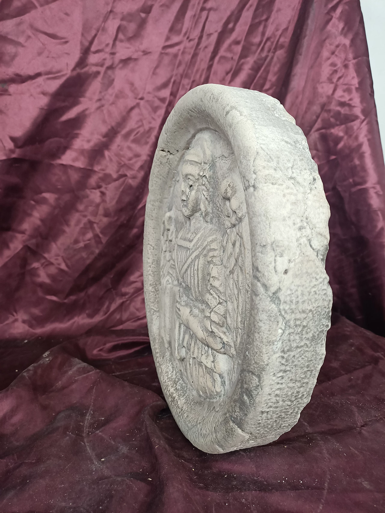 4 Istrian marble paterae with symbols of the Evangelists, 19th century 4