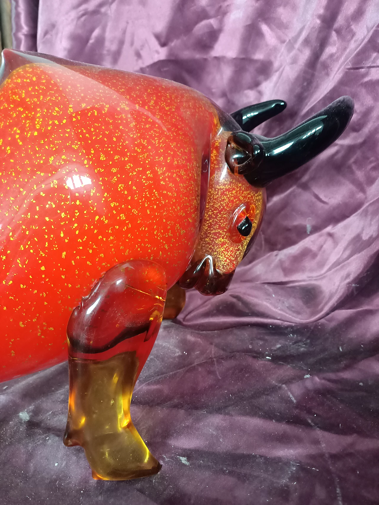 Murano glass bull, 1950s 2