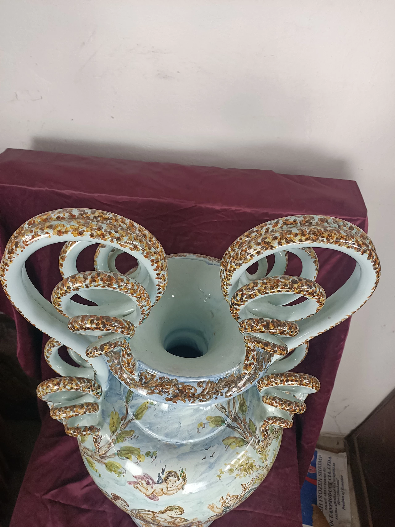 Vaso in ceramica Vecchia Bassano, inizio '900 1