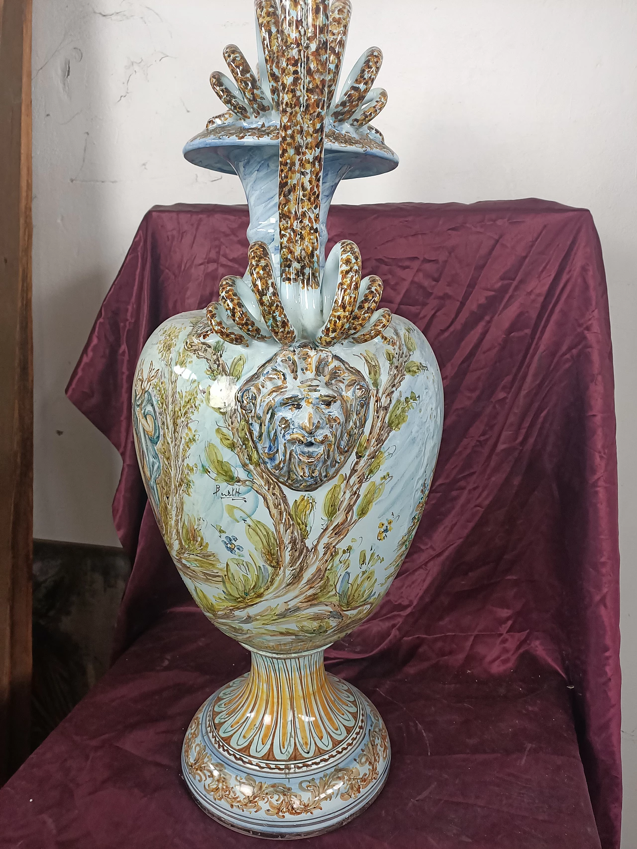 Vaso in ceramica Vecchia Bassano, inizio '900 2