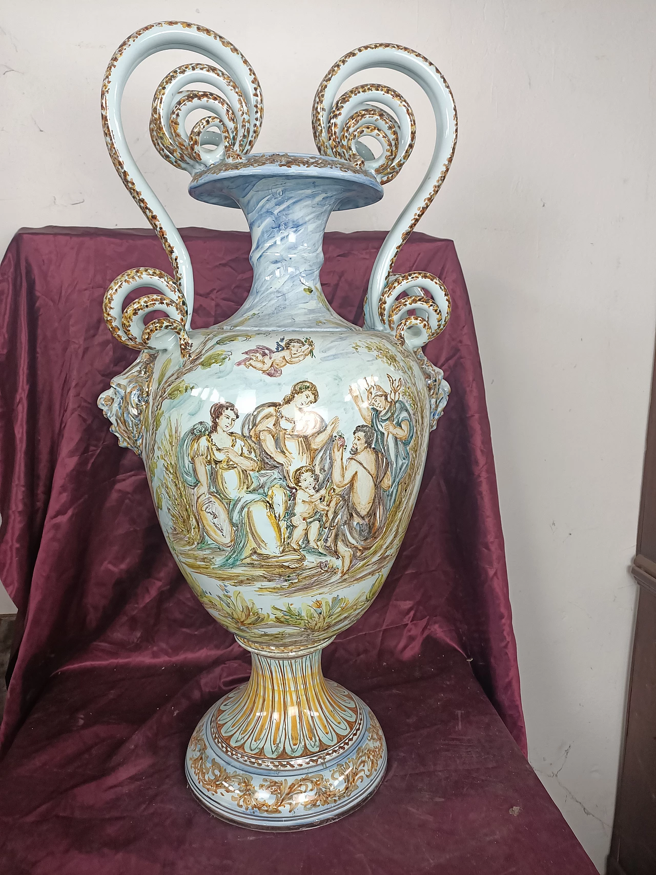 Vaso in ceramica Vecchia Bassano, inizio '900 4
