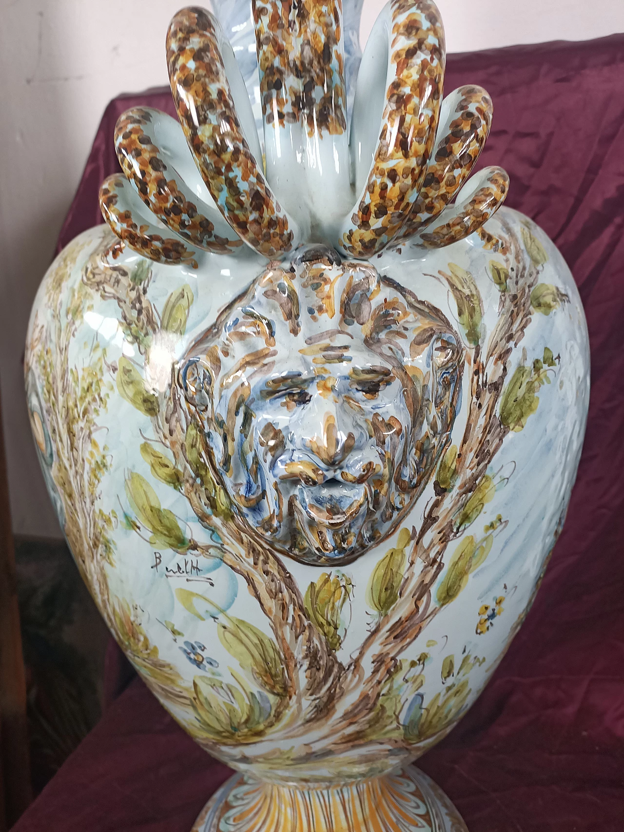 Vaso in ceramica Vecchia Bassano, inizio '900 5