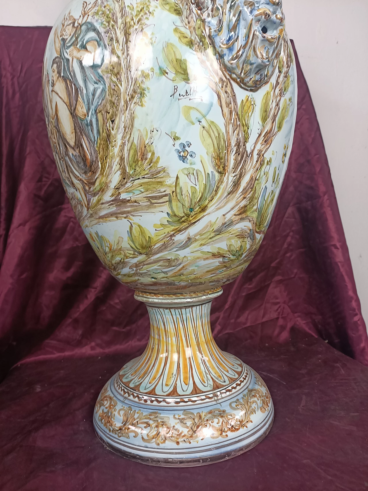 Vaso in ceramica Vecchia Bassano, inizio '900 6