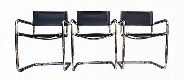 3 B34 chairs by Marcel Breuer for Matteo Grassi, 1960s