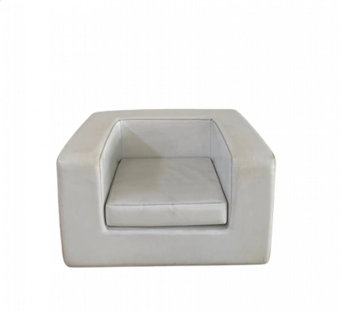 White Throw Away armchair by Willie Landels for Zanotta, 1965 7