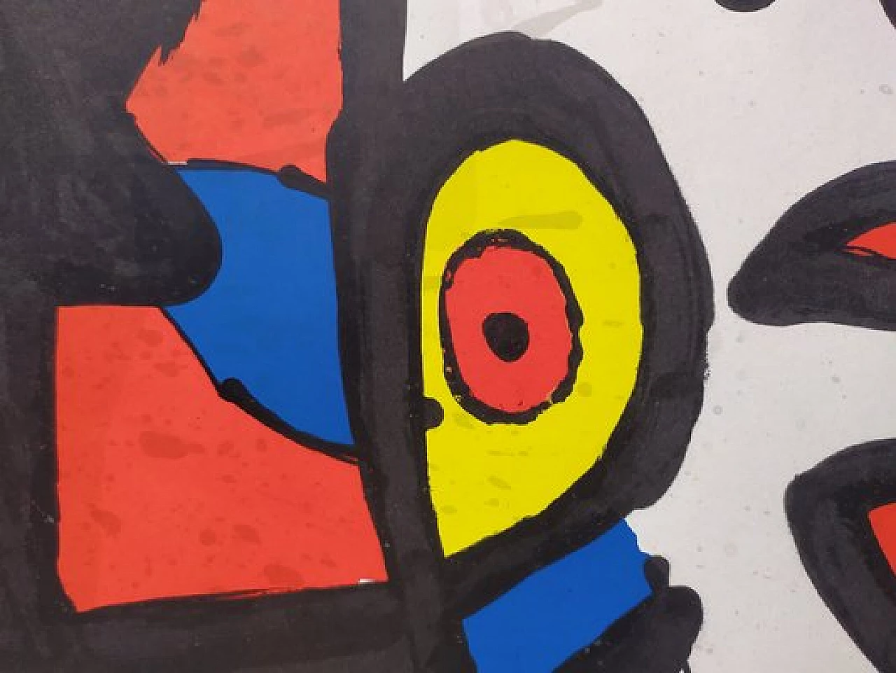Joan Miró, poster for exhibition in Copenhagen, lithography, 1974 3