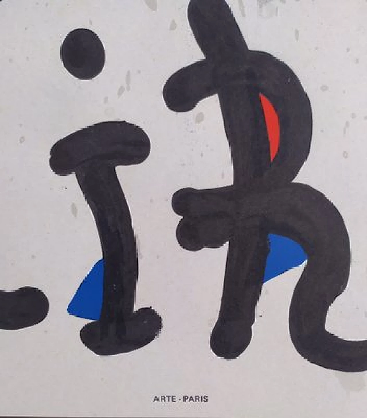 Joan Miró, poster for exhibition in Copenhagen, lithography, 1974 4
