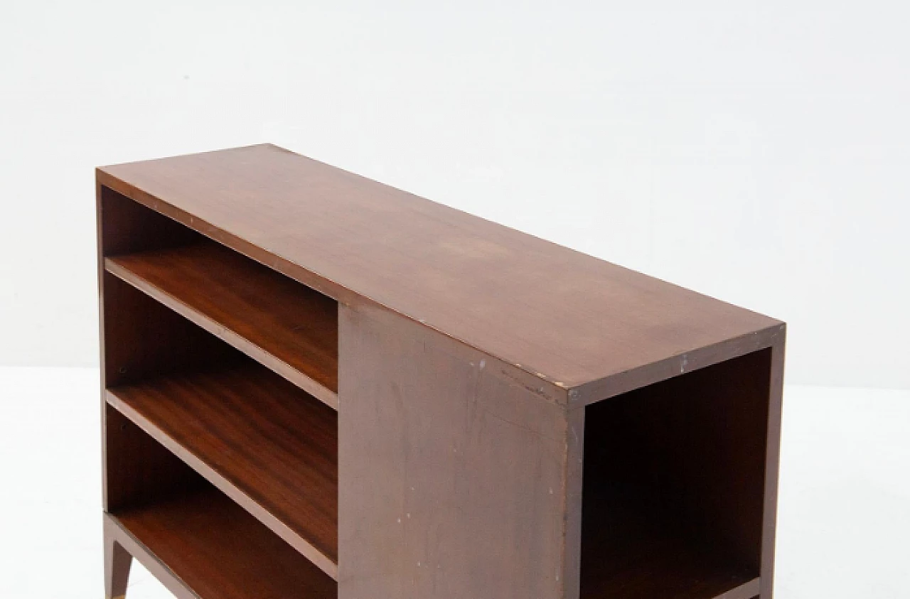 Wood and brass bookcase attributed to Gio Ponti, 1950s 8