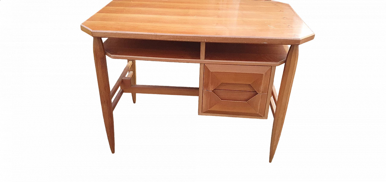 Cherry wood desk by La Permanente Mobili Cantù, 1960s 20