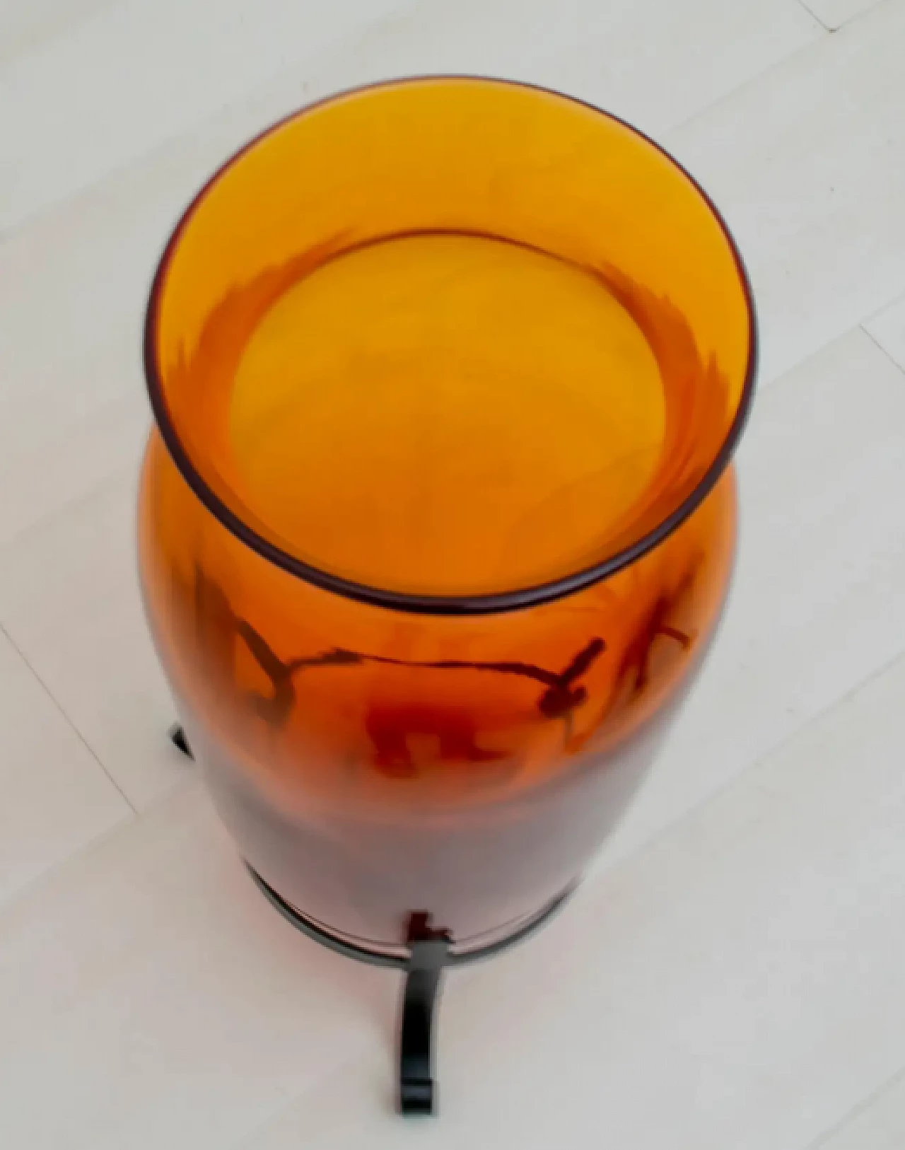 Submerged Murano glass floor vase by Archimede Seguso, 1950s 5