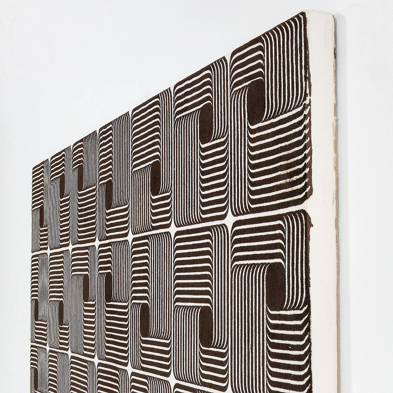 Fabric and wood panel by Gaetano Pesce for Expansion, 1970s 5