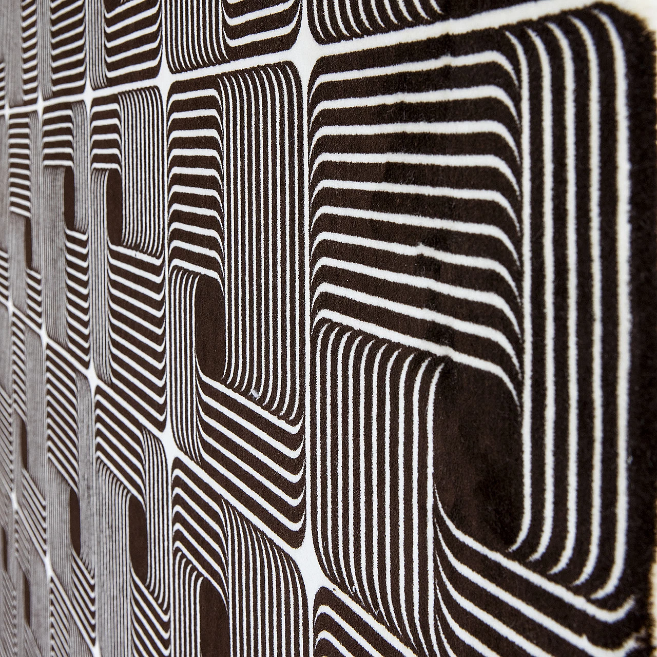 Fabric and wood panel by Gaetano Pesce for Expansion, 1970s 7