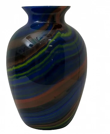 Mercurio Murano glass vase by Ottavio Missoni for Arte Vetro Murano, 1980s