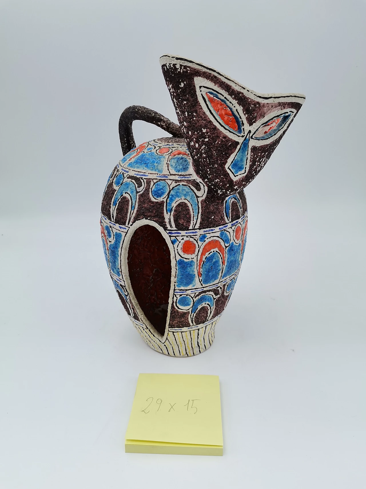 Scultura Gatto in ceramica di Ceramiche Santa Caterina, anni '60 1