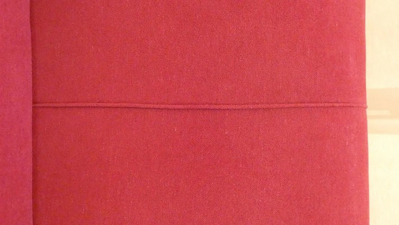 Three-seater metal and velvet sofa, 1950s 22