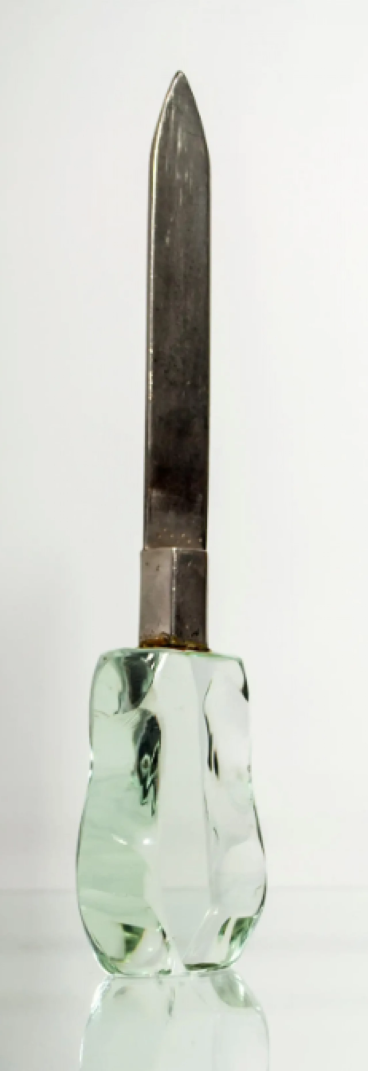 Accessori da scrivania in cristallo cesellato di Pietro Chiesa per Fontana Arte, anni '30 13