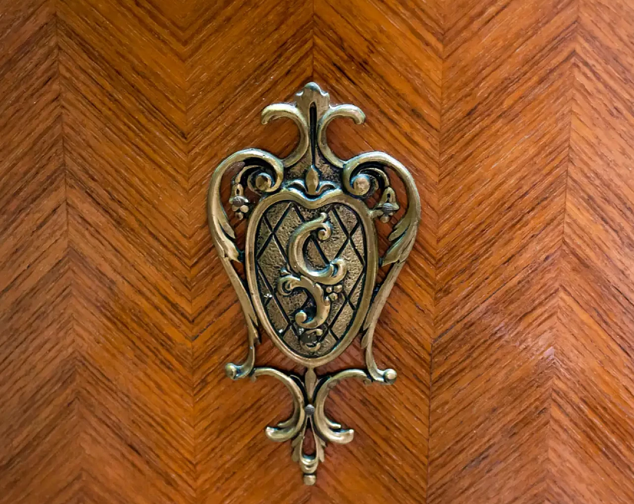 Mobile bar in noce e pioppo di Leopoldo Malberti, anni '50 4