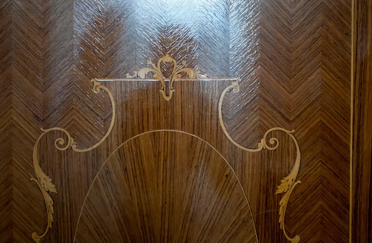 Mobile bar in noce e pioppo di Leopoldo Malberti, anni '50 5