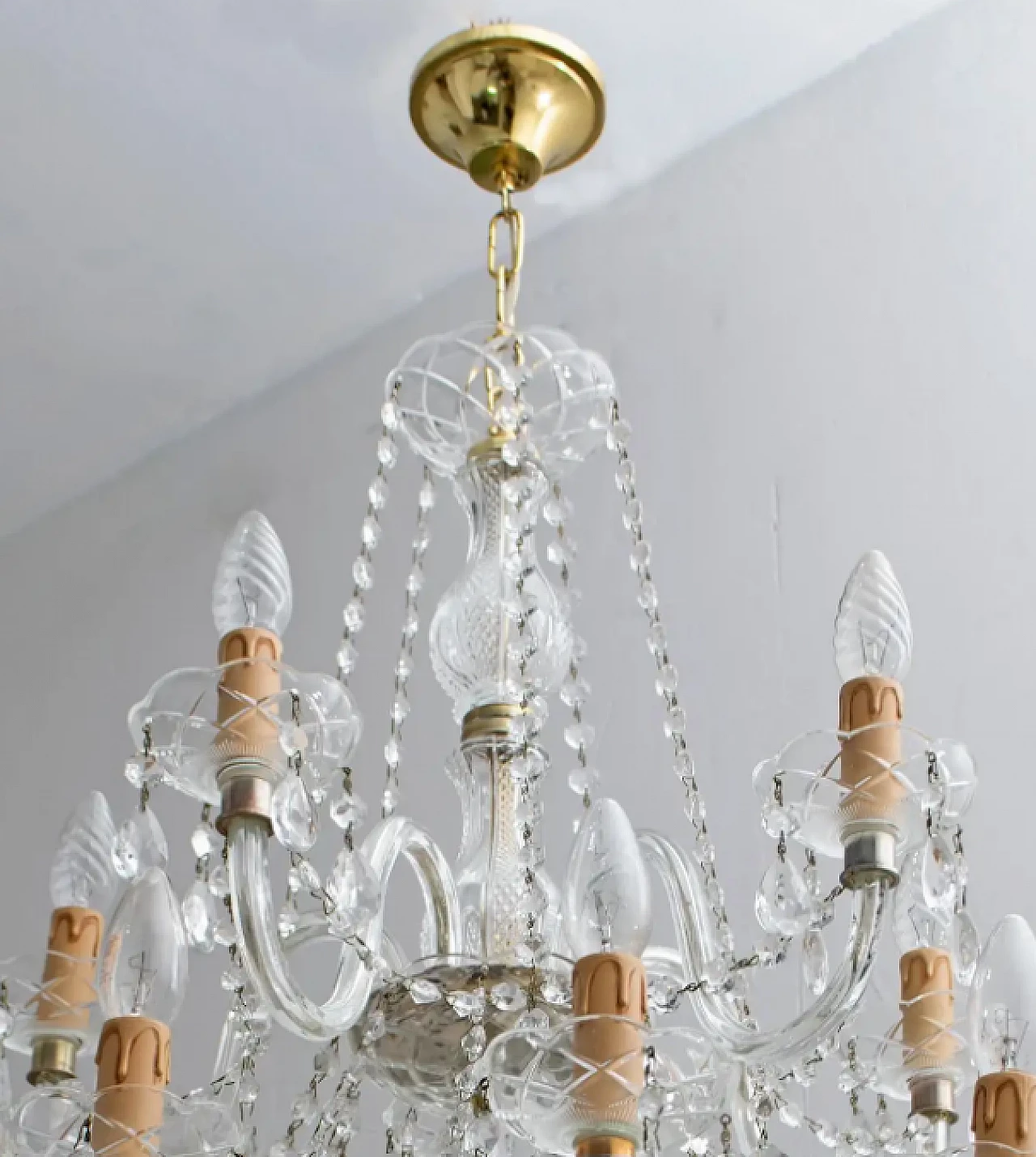 Maria Theresa, 15-light crystal chandelier, 1950s 5