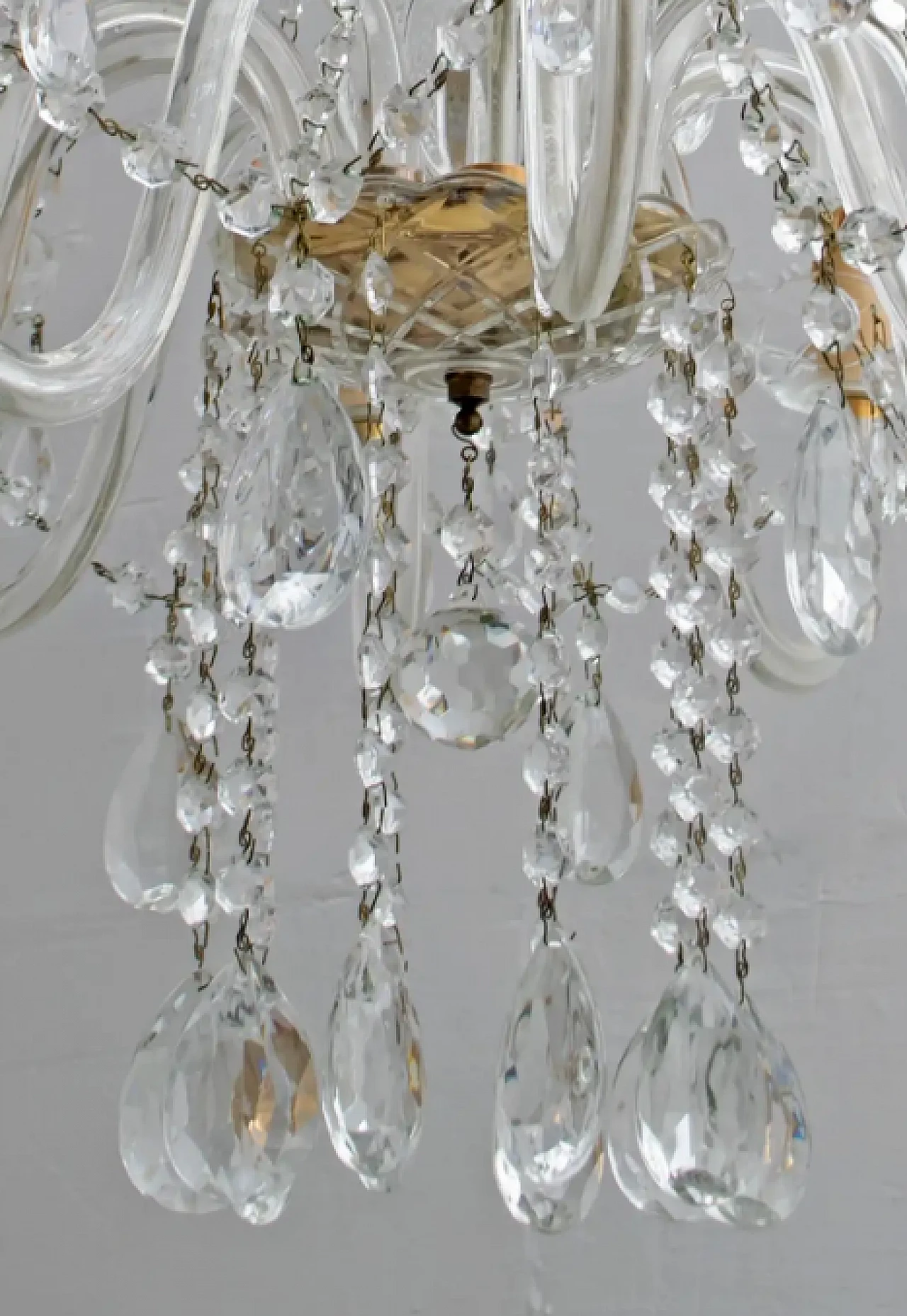Maria Theresa, 15-light crystal chandelier, 1950s 6