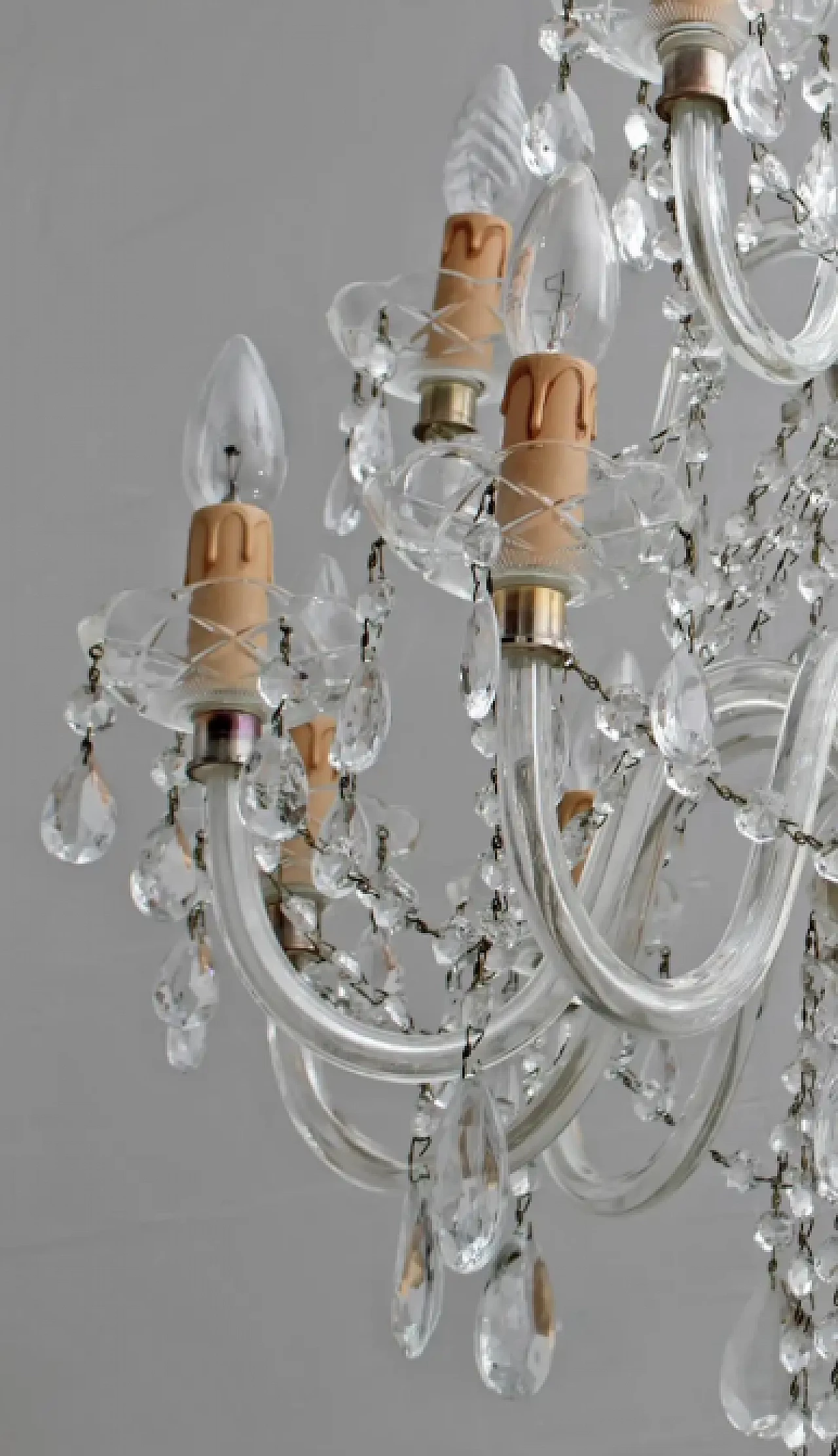 Maria Theresa, 15-light crystal chandelier, 1950s 7
