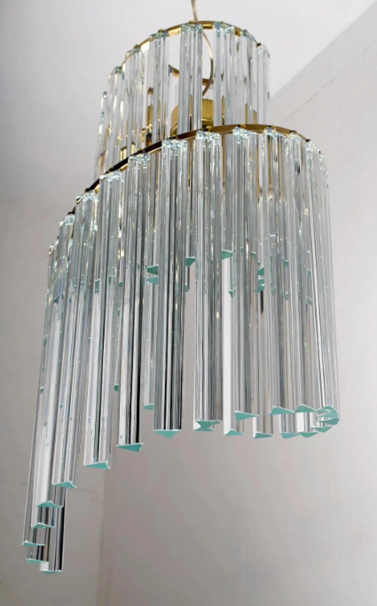 Murano glass chandelier by Pia Guidetti Crippa for Lumi, 1960s 2