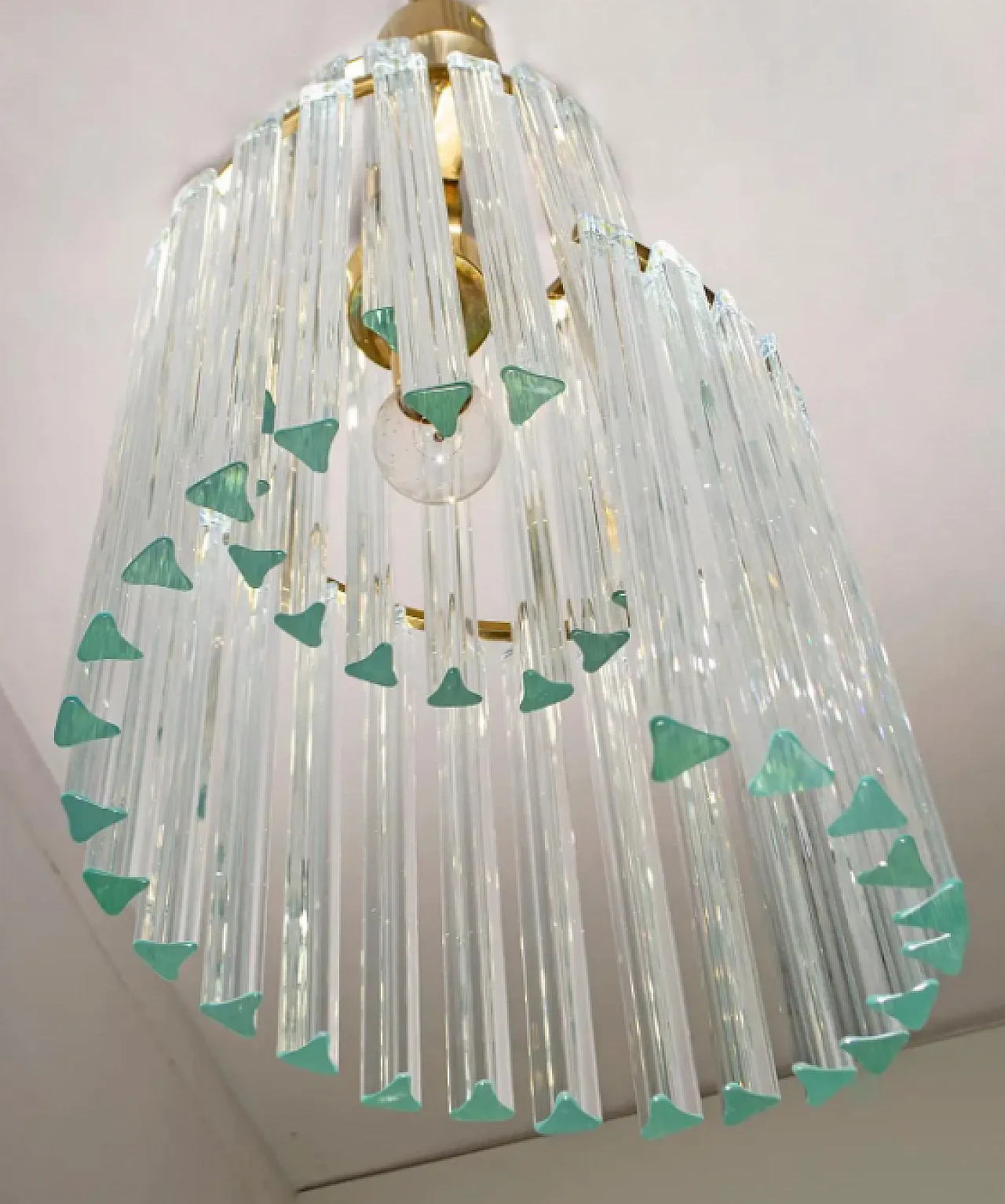 Murano glass chandelier by Pia Guidetti Crippa for Lumi, 1960s 6