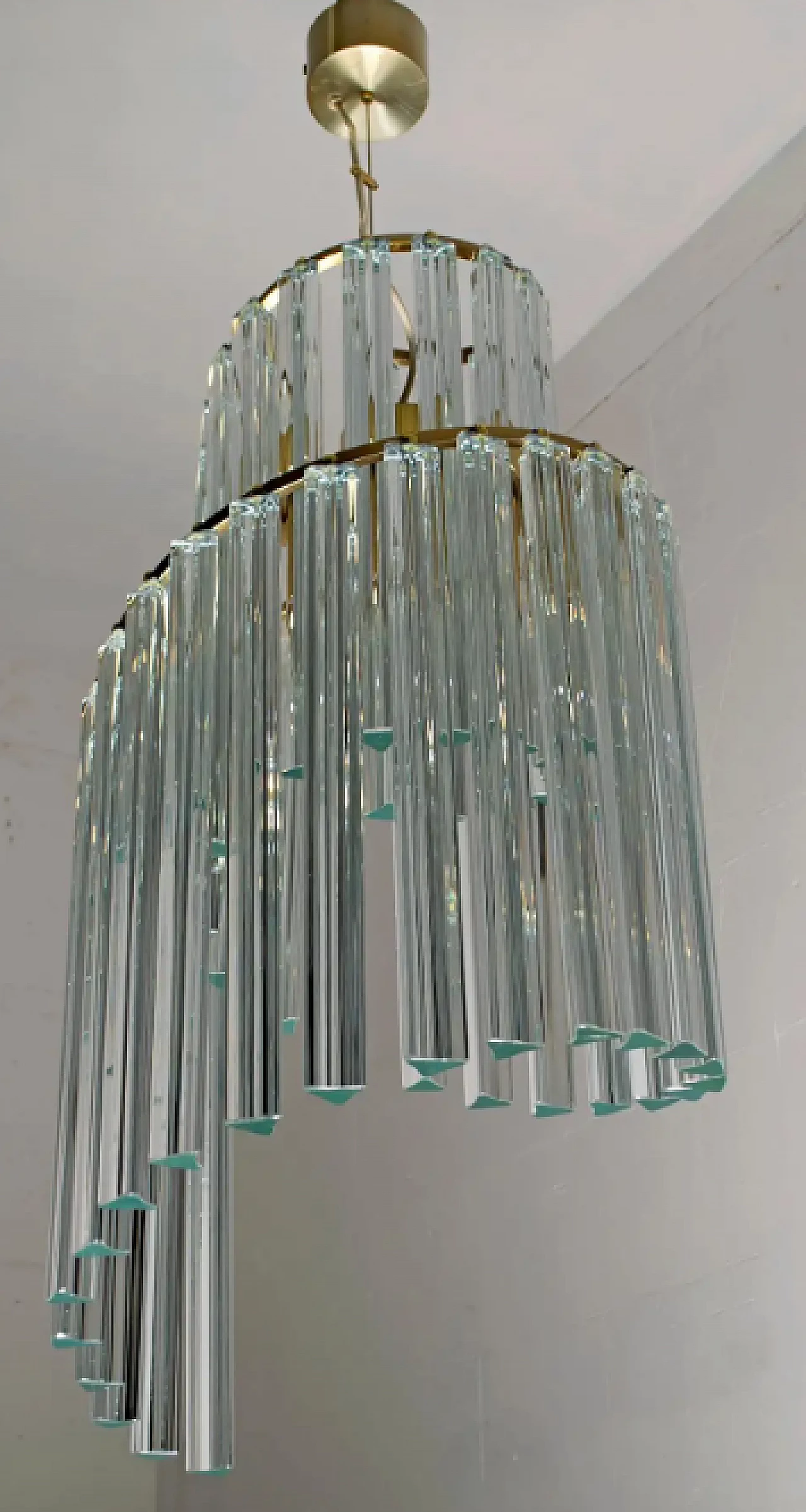 Murano glass chandelier by Pia Guidetti Crippa for Lumi, 1960s 7