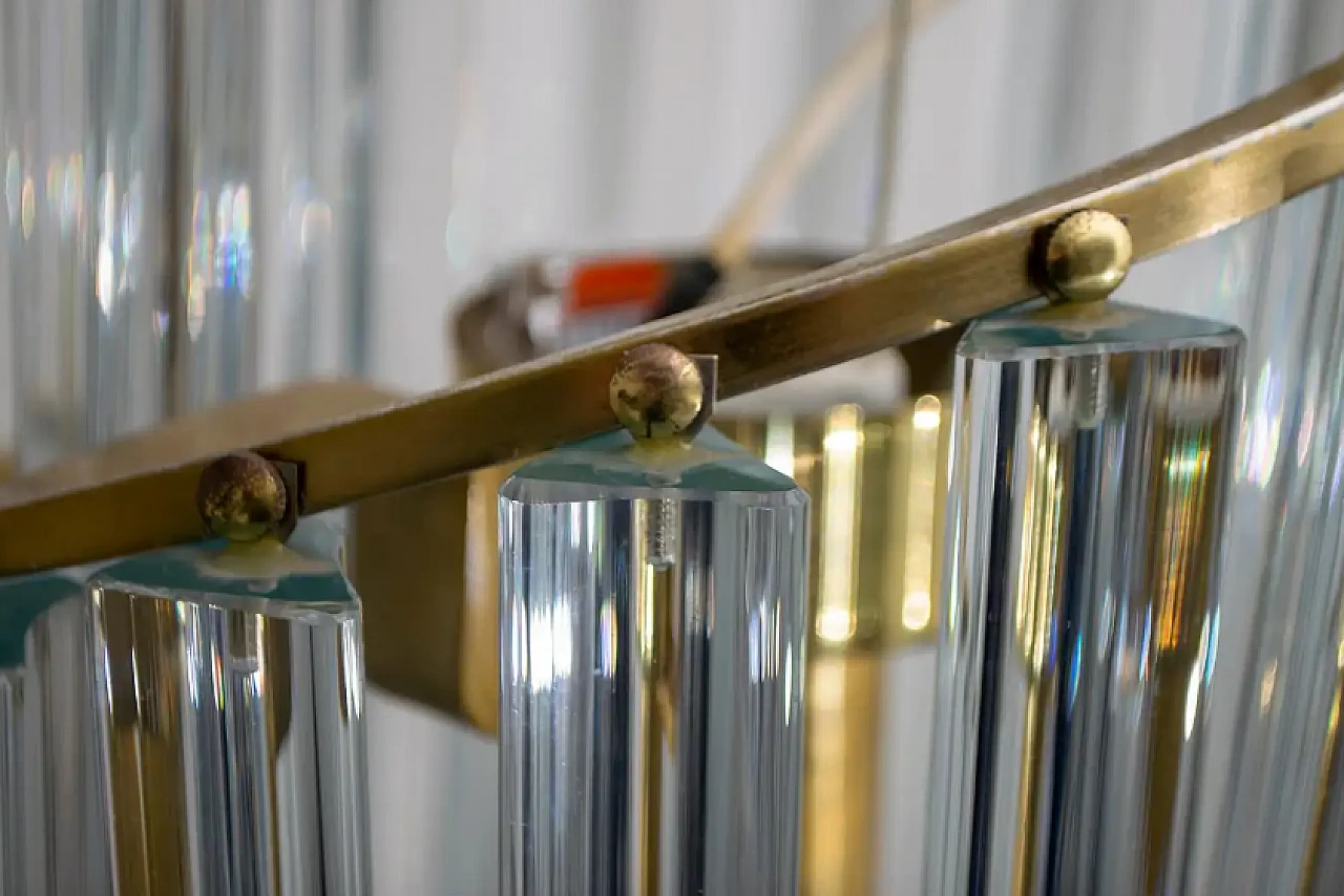 Murano glass chandelier by Pia Guidetti Crippa for Lumi, 1960s 10