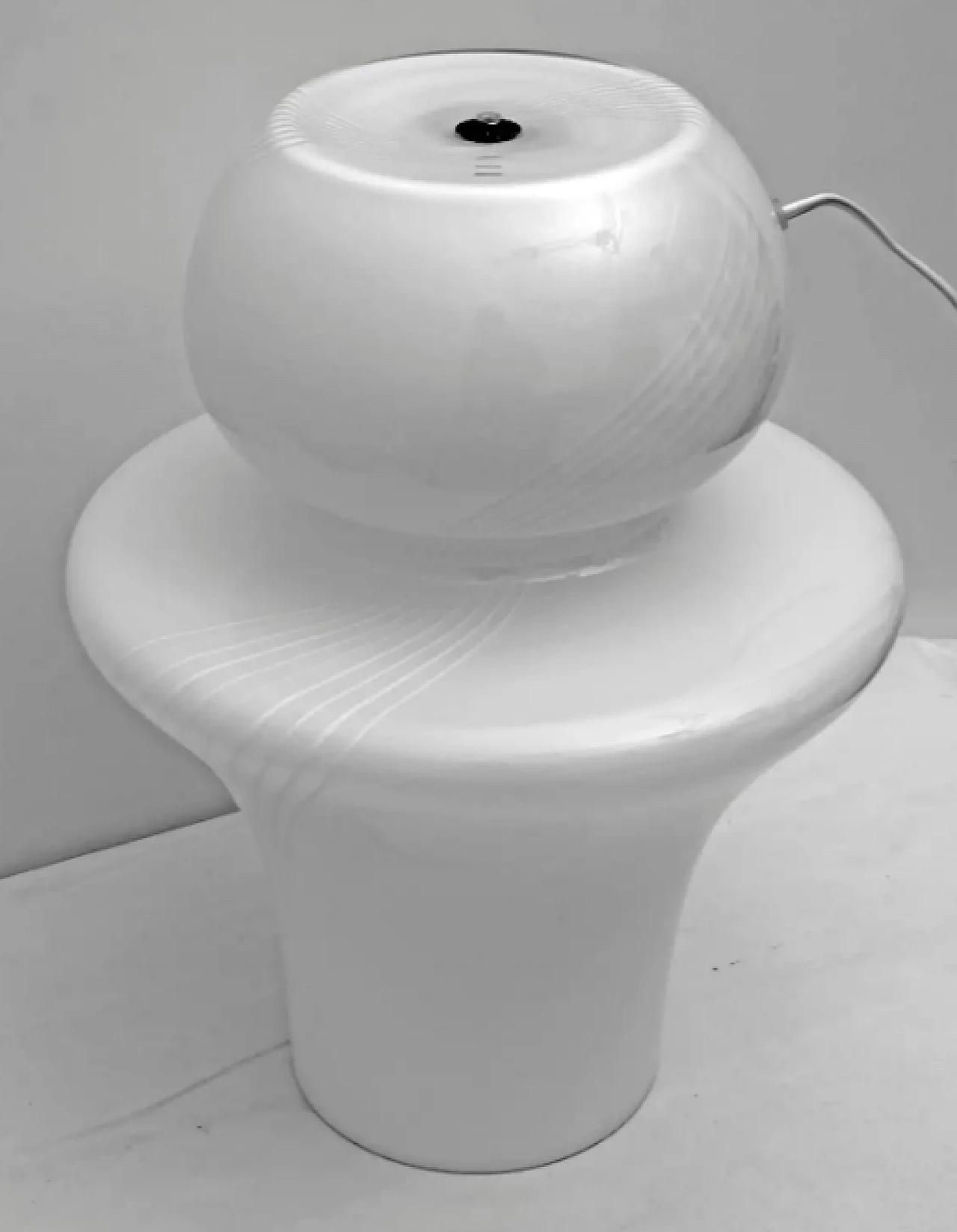 Murano glass mushroom table lamp, 1970s 6