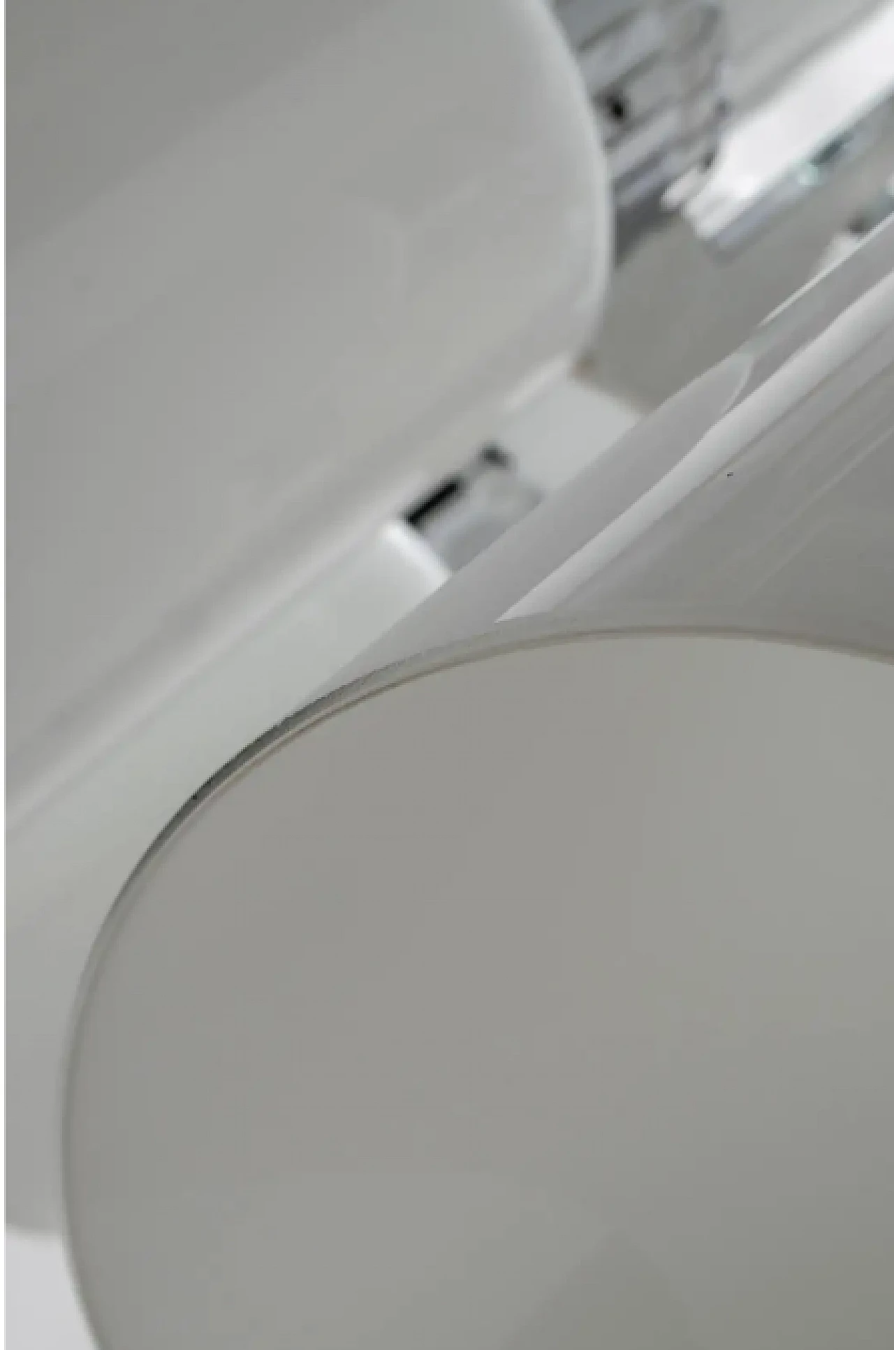 Lampadario in acciaio e vetro di Murano incamiciato di Vistosi, anni '60 10