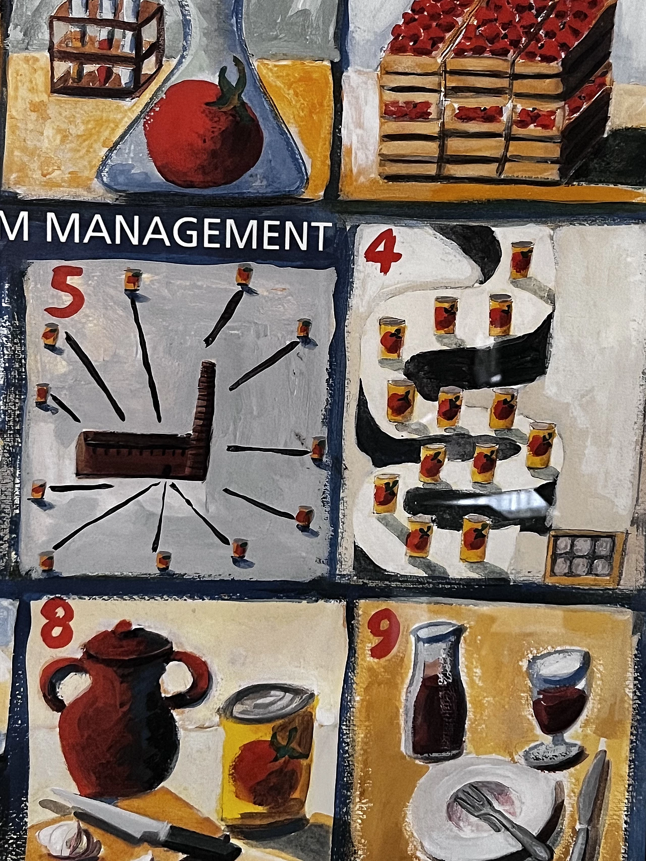 Network System Management poster by Julia Bimfield for Olivetti, 1990s 3