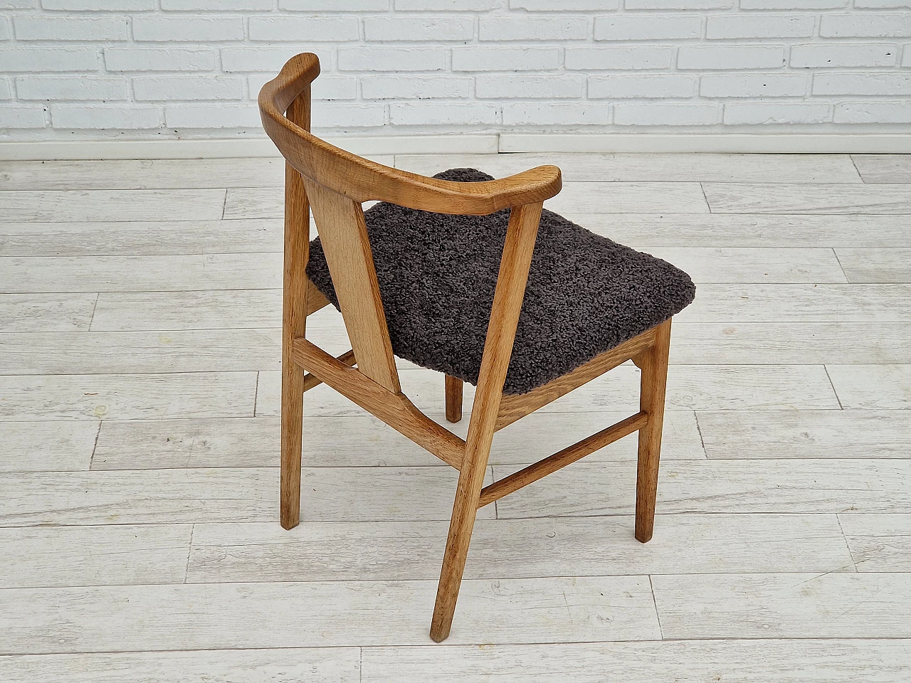 4 Danish oak chairs by Henning Kjærnulf, 1960s 13
