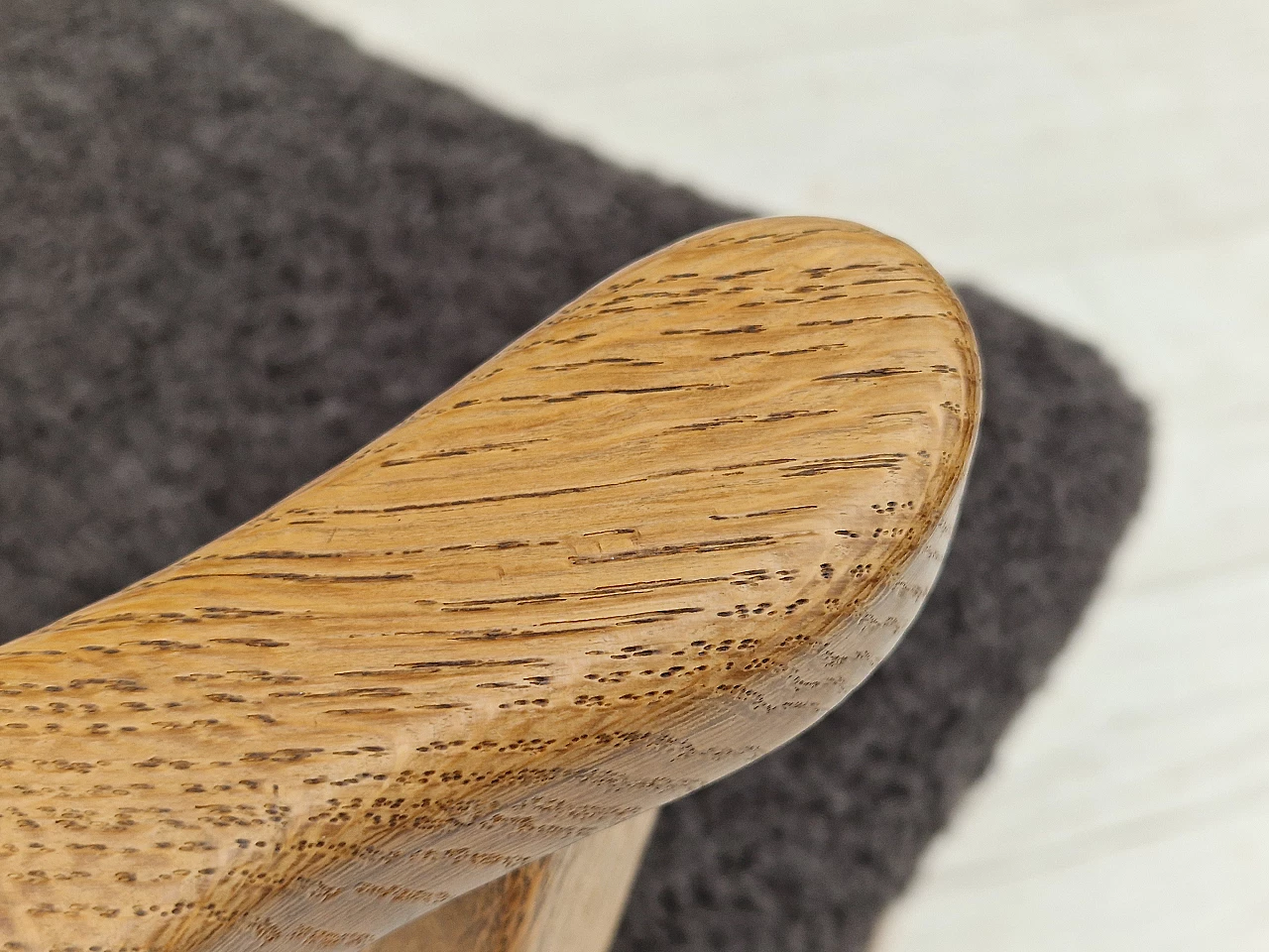 4 Danish oak chairs by Henning Kjærnulf, 1960s 15