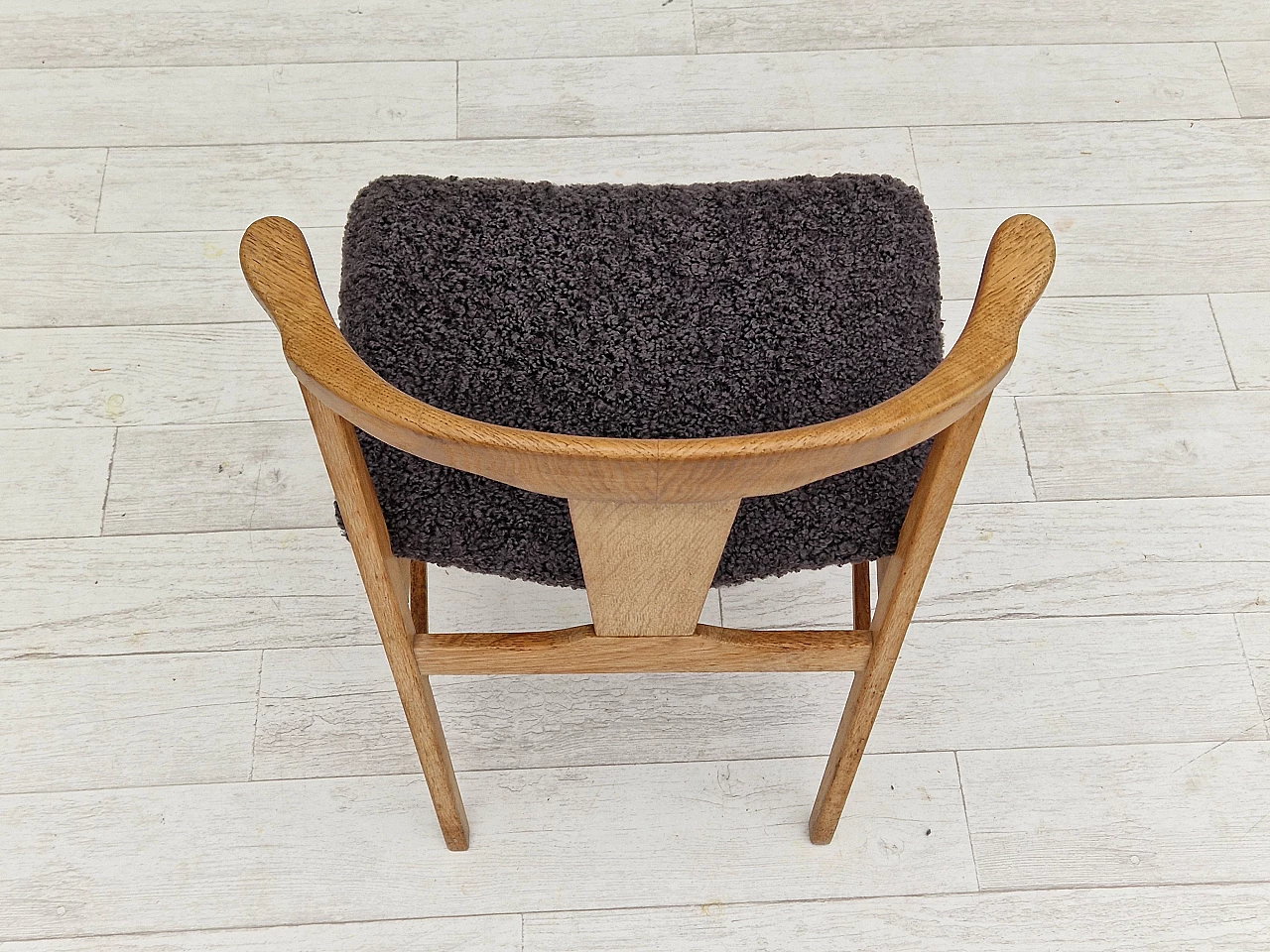 4 Danish oak chairs by Henning Kjærnulf, 1960s 16
