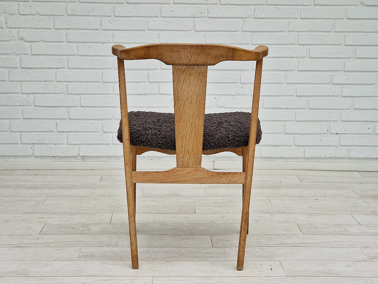 4 Danish oak chairs by Henning Kjærnulf, 1960s 17