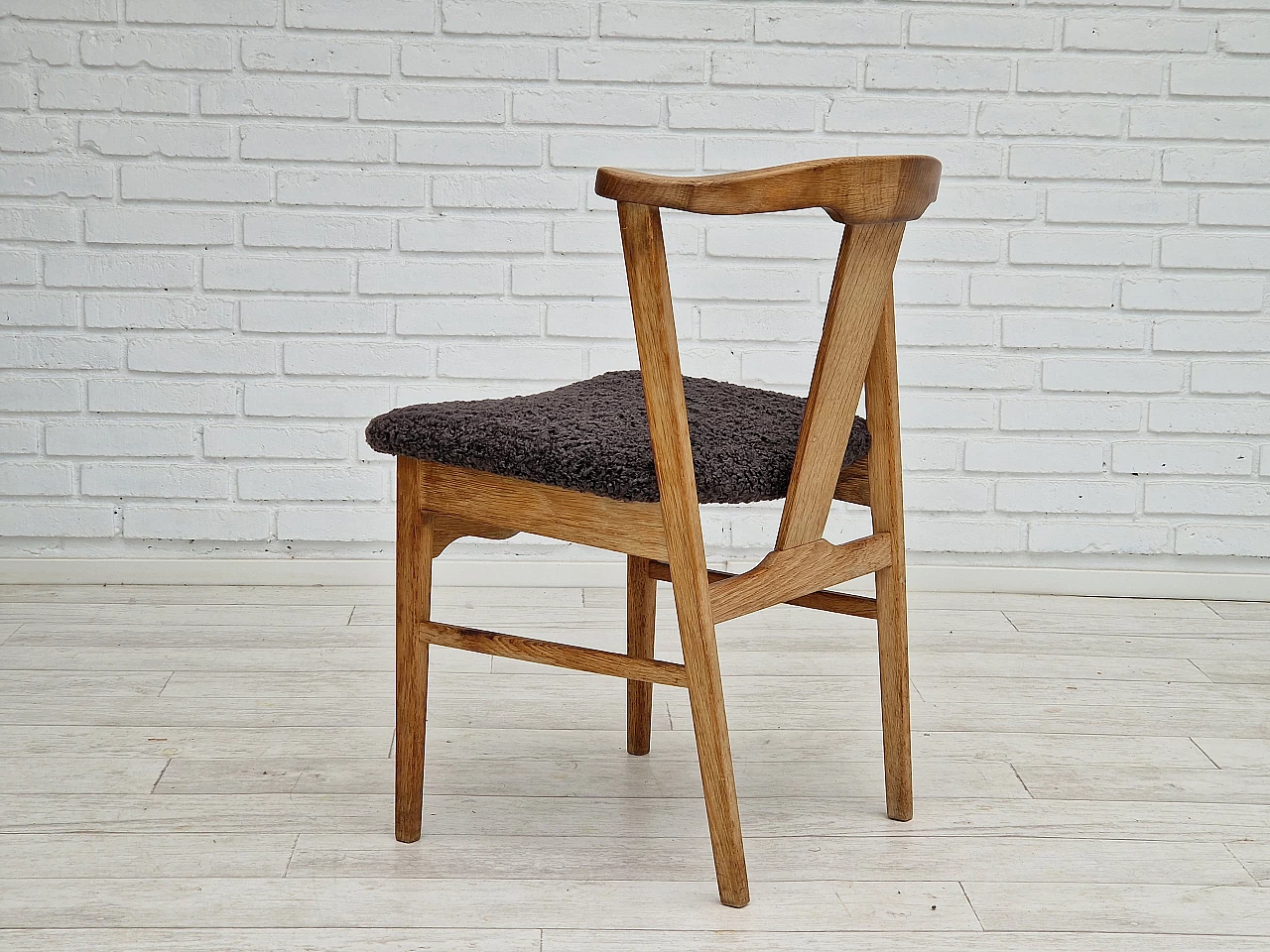 4 Danish oak chairs by Henning Kjærnulf, 1960s 18