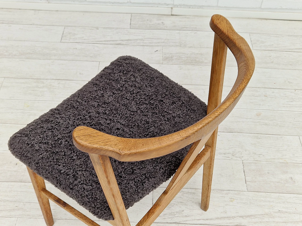 4 Danish oak chairs by Henning Kjærnulf, 1960s 20