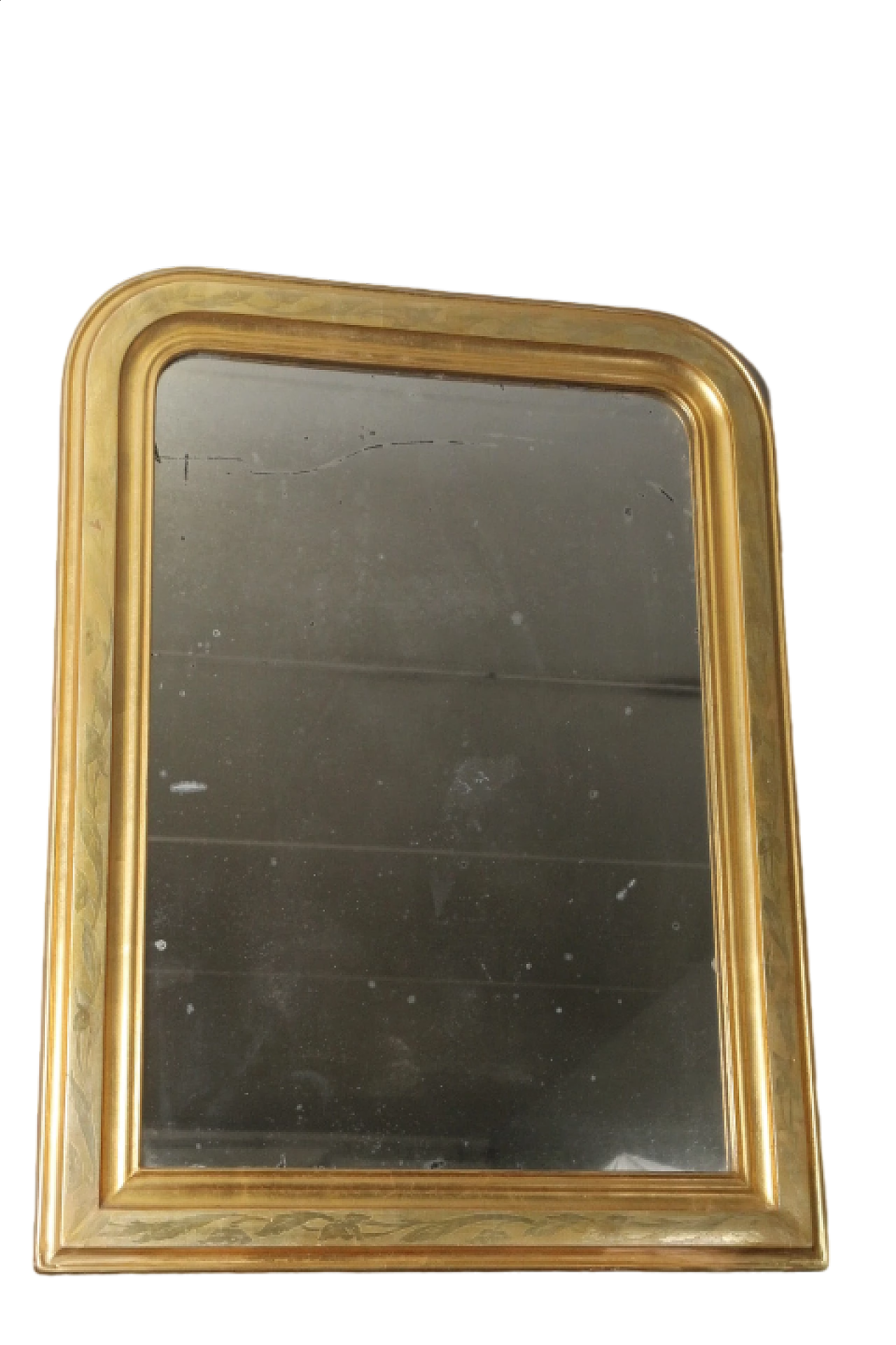 Specchio francese in stucco dorato, '800 9