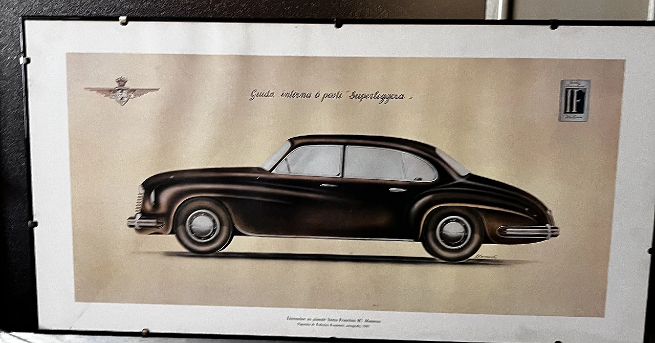 Federico Formenti, Limousine 8C Monterosa Isotta Fraschini, print, 1960s 4