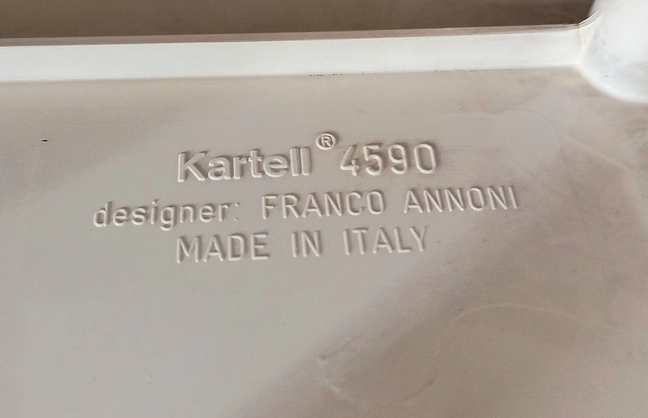 Carrello 4590 di Franco Annoni per Kartell, anni '70 7