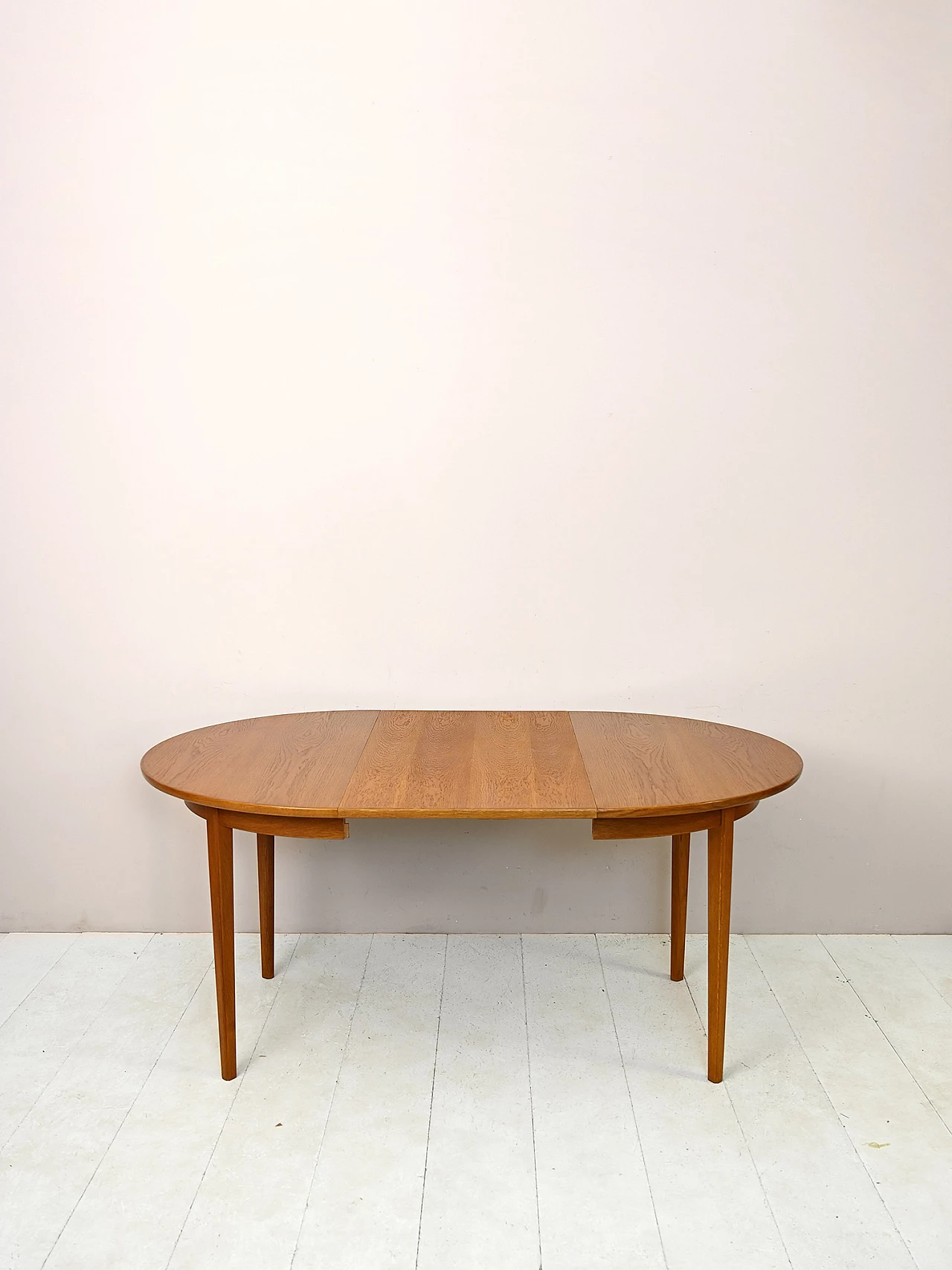 Tavolo scandinavo allungabile in legno, anni '60 4