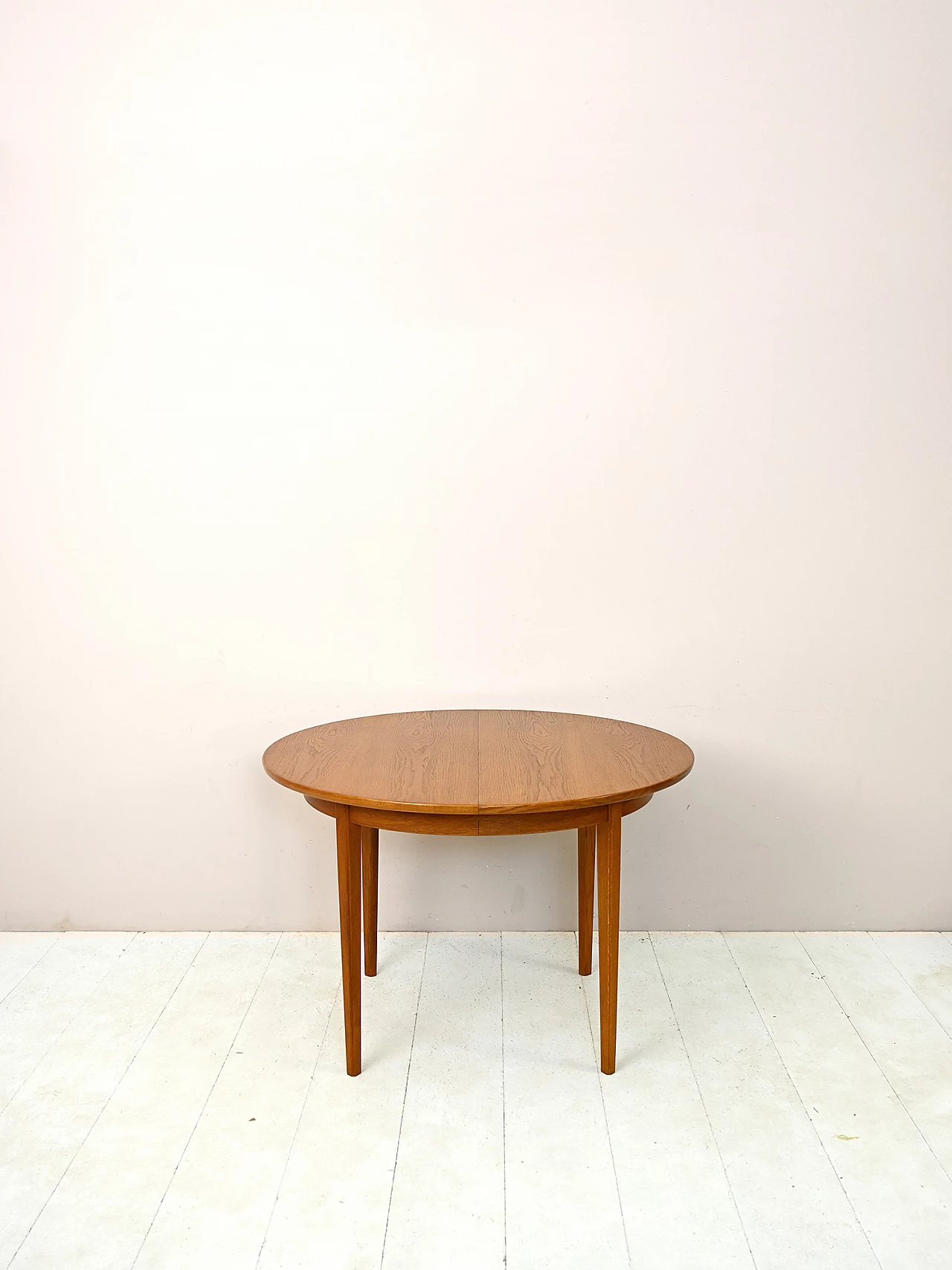 Tavolo scandinavo allungabile in legno, anni '60 5