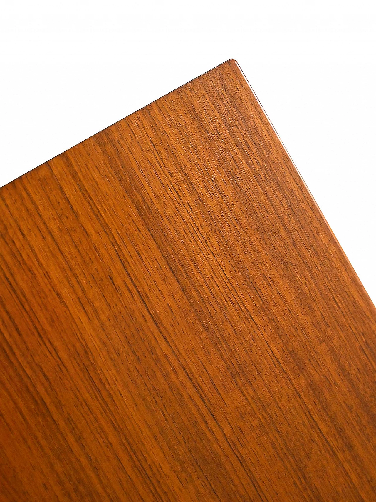 Teak sideboard with black painted legs, 1960s 7