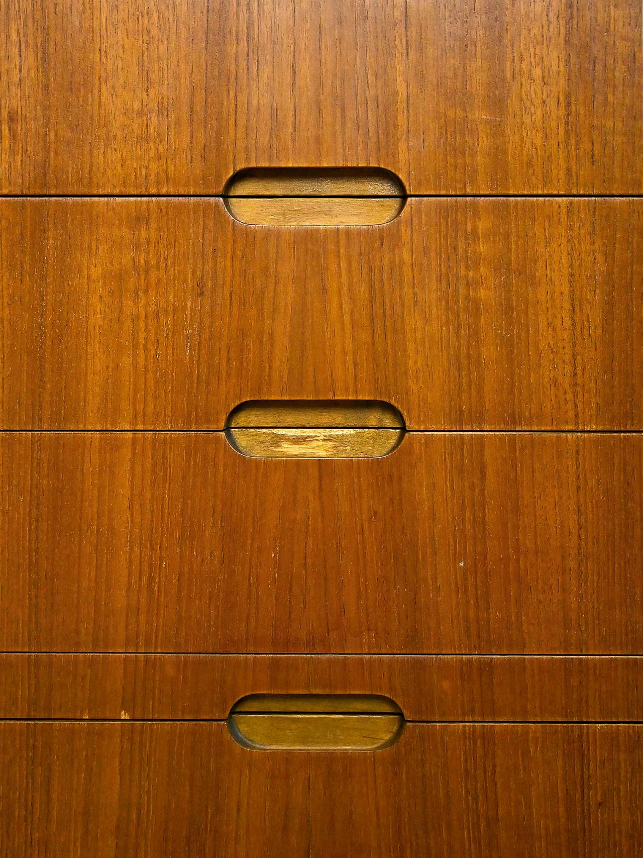 Teak sideboard with black painted legs, 1960s 8